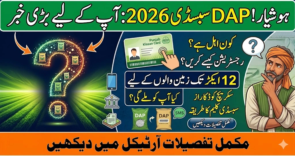DAP Subsidy Punjab 2026 | Full Eligibility & Registration Guide
